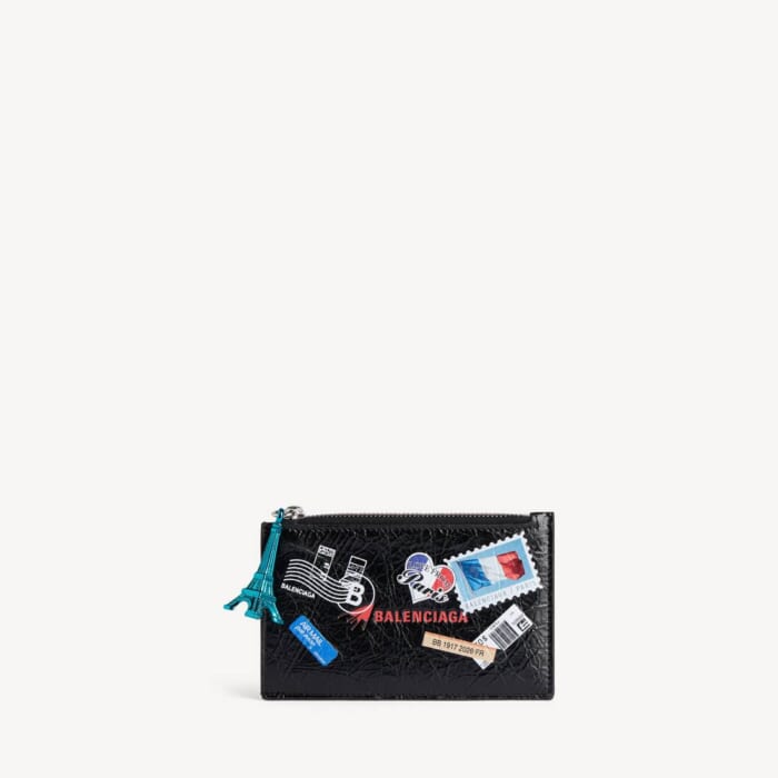 ブラック/マルチカラー の メンズ Cash ラージ ロング コイン&カード