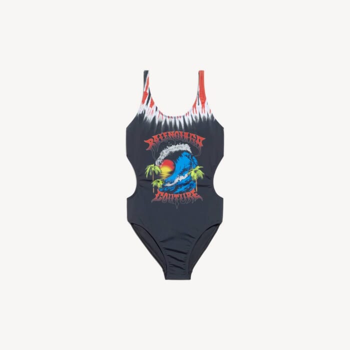 ブラック の ウィメンズ Extreme Tie Dye 水着