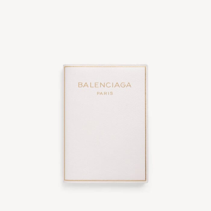 Fragrance ノート A5 カバー付き で アイボリー ホワイト Dix