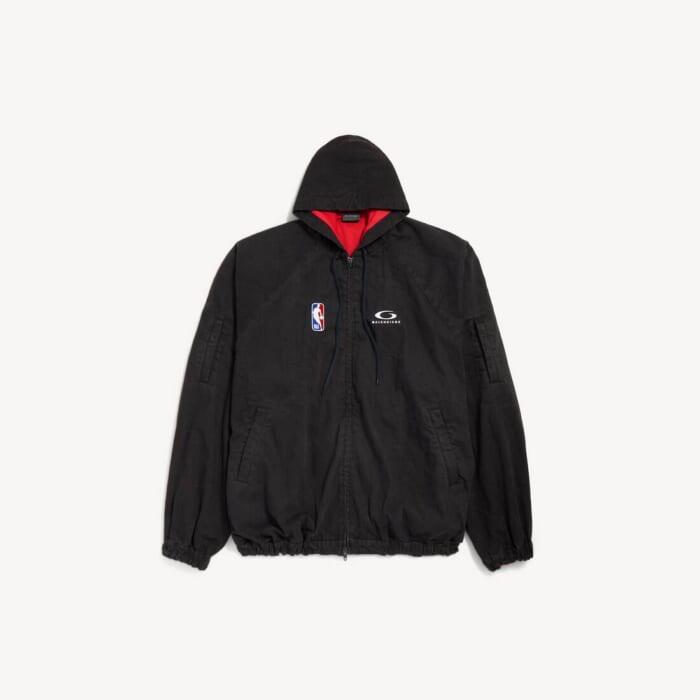 ライトウェイト ブラック の メンズ Balenciaga | Nba Collaboration ジップアップ ジャケット