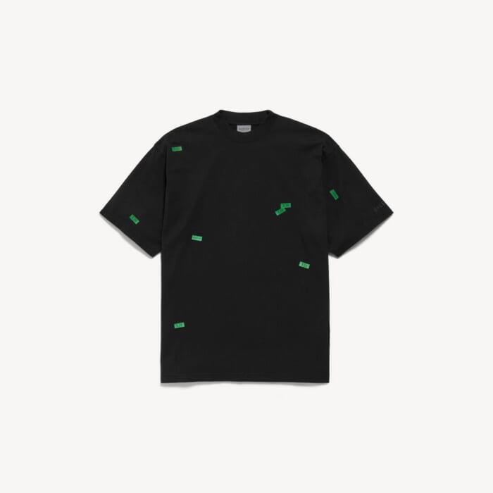 ブラック/グリーン の メンズ 520 Stickers Tシャツ ミディアムフィット
