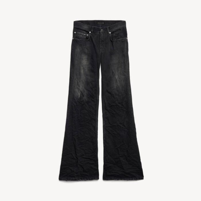 ブラック の ウィメンズ ワイドレッグ パンツ