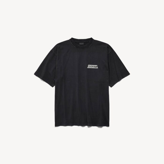 フェードブラック の メンズ Masking Tape Tシャツ ミディアムフィット