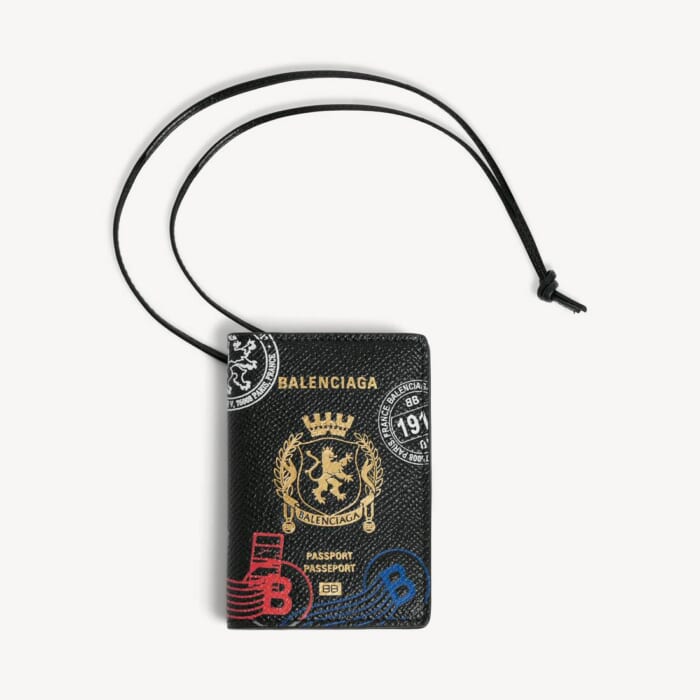 ブラック/マルチカラー の メンズ Passport カードホルダー チャーム