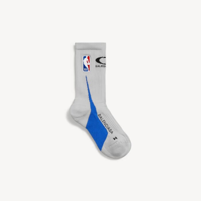 ダーティーエフェクト ホワイト の メンズ Balenciaga | Nba Collaboration ソックス