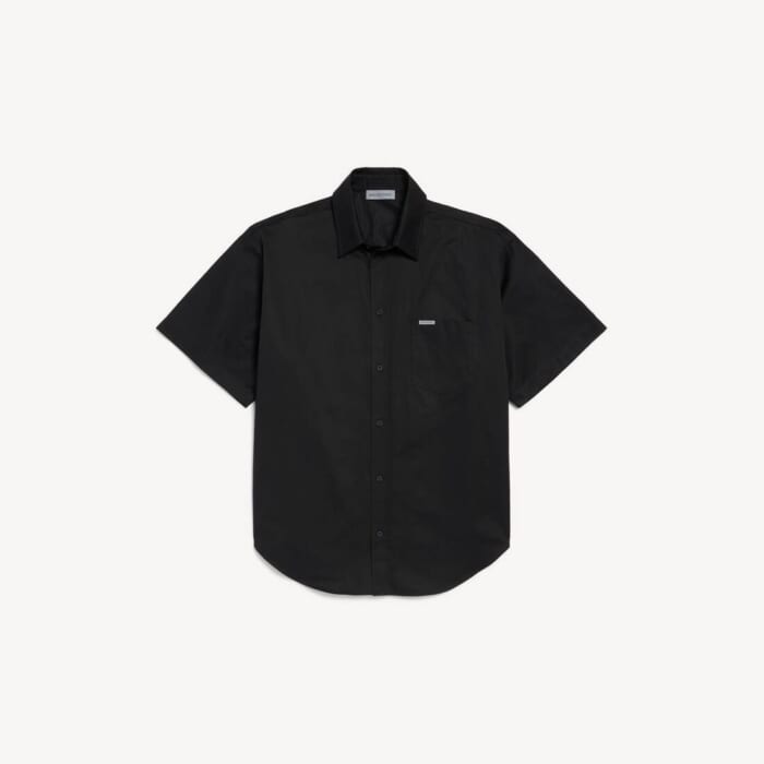 ブラック の メンズ Workwear 半袖シャツ