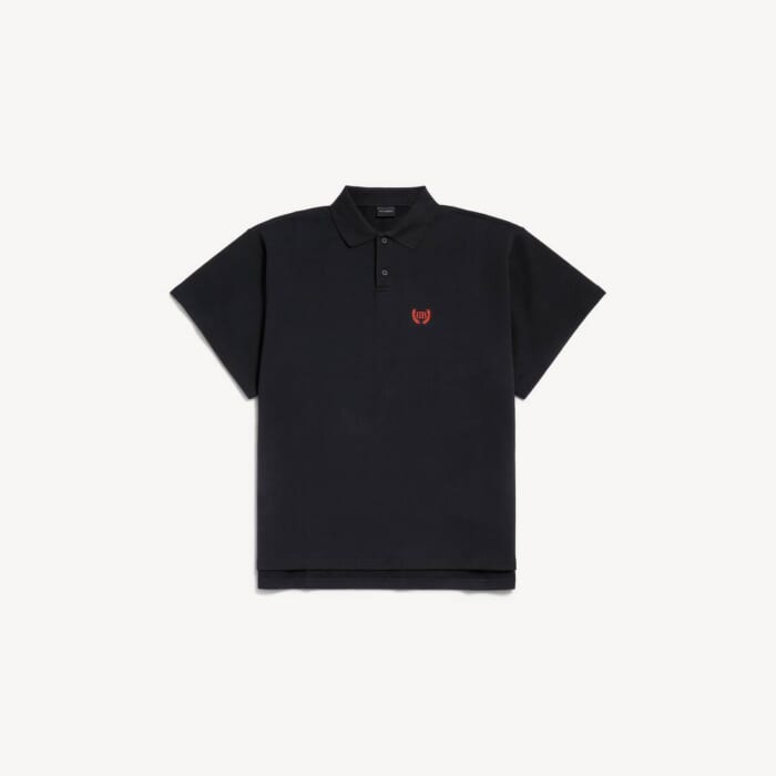 ブラック の メンズ Laurel Classic ショートスリーブ オーバーサイズ ポロ