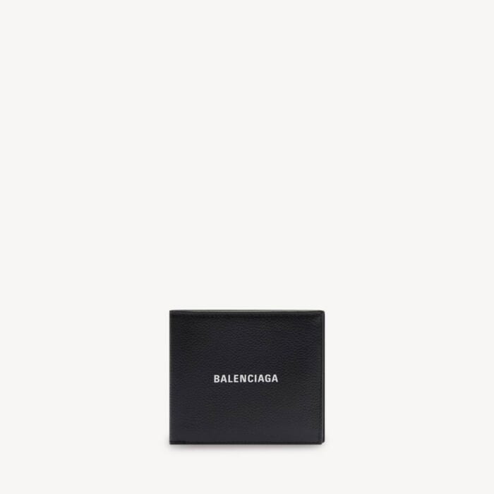 ブラック の メンズ Cash Square Folded Coin ウォレット