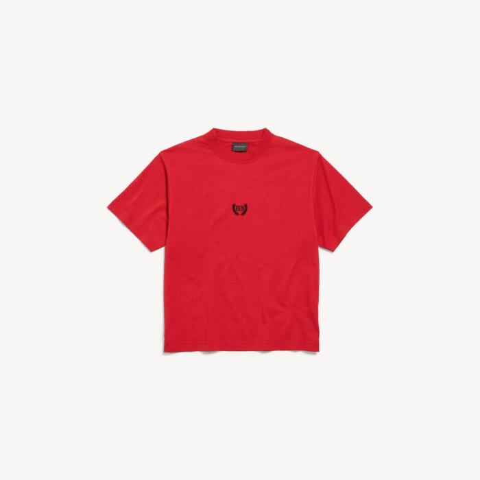 レッド/ブラック の ウィメンズ Laurel Classic Tシャツ ミディアムフィット