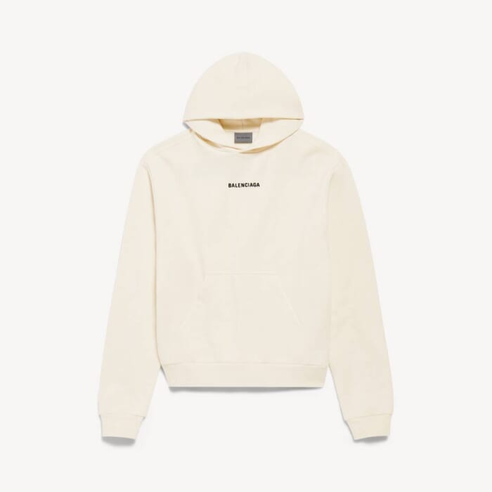 ベージュ の ウィメンズ Balenciaga Back フーディ ミディアムフィット