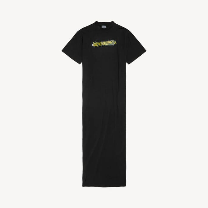 ブラック の ウィメンズ Messy Spray ロングドレス