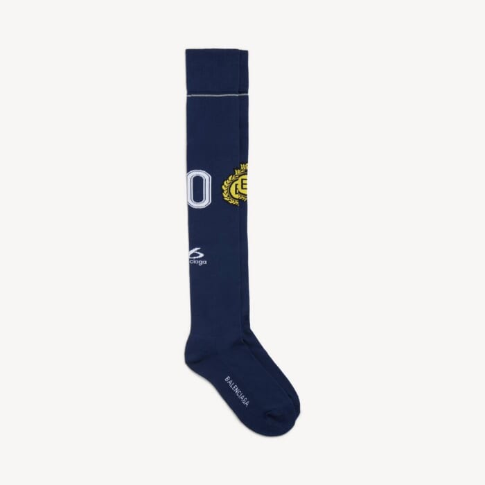 ネイビー の メンズ Naval Crest ロングソックス