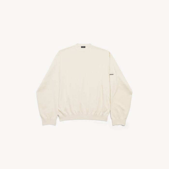 ベージュ の メンズ クルーネック セーター