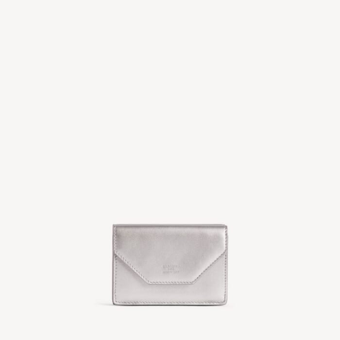 シルバー/クラウディーブルー の ウィメンズ Envelope ミニ ウォレット