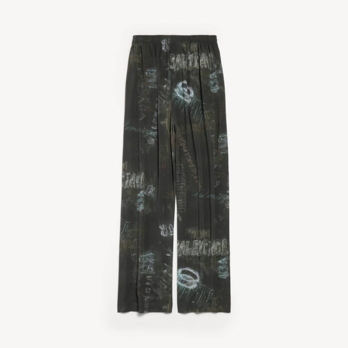 ウォッシュド ブラック の メンズ Washed Crayon Allover Pyjama パンツ