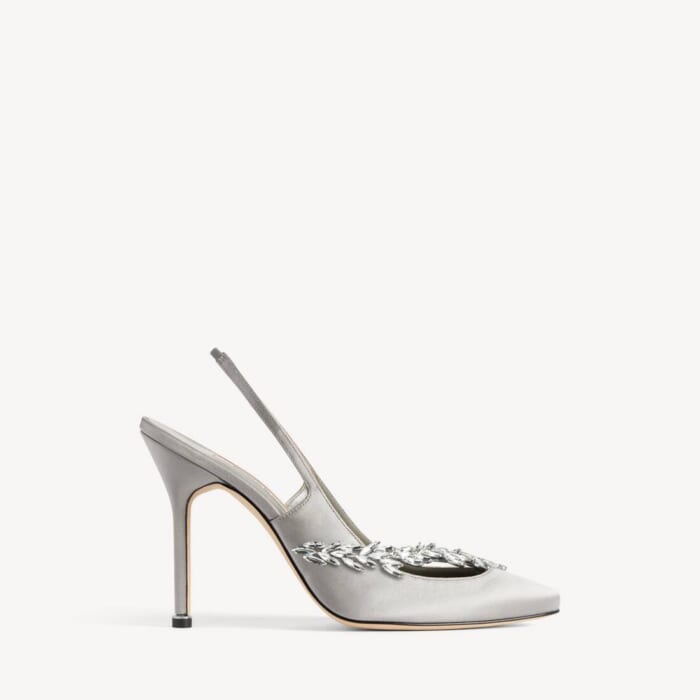 グリ プリュム の ウィメンズ Balenciaga | Manolo Blahnik スリングバック