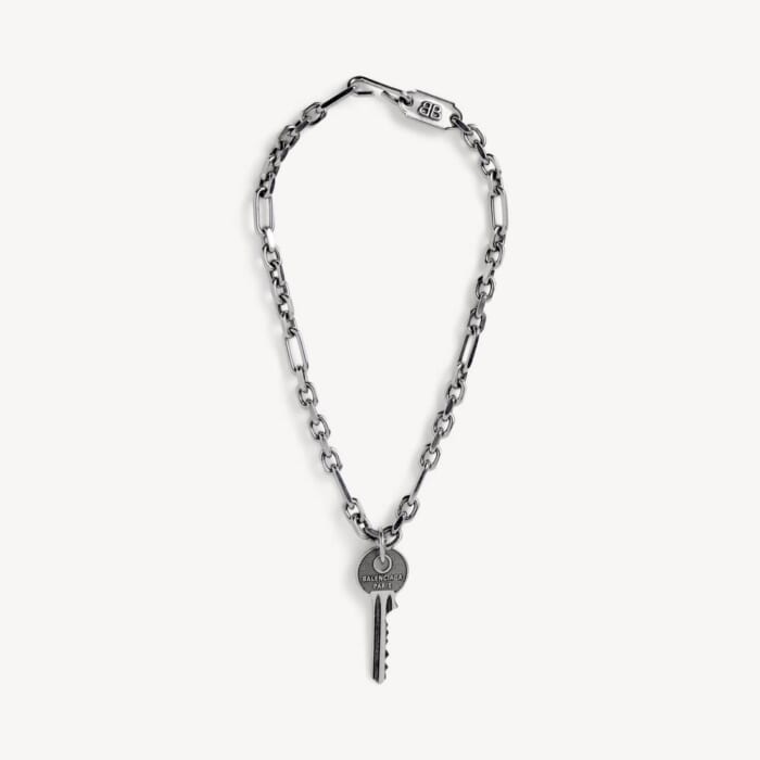 アンティークシルバー の メンズ Neverlost Thin ネックレス
