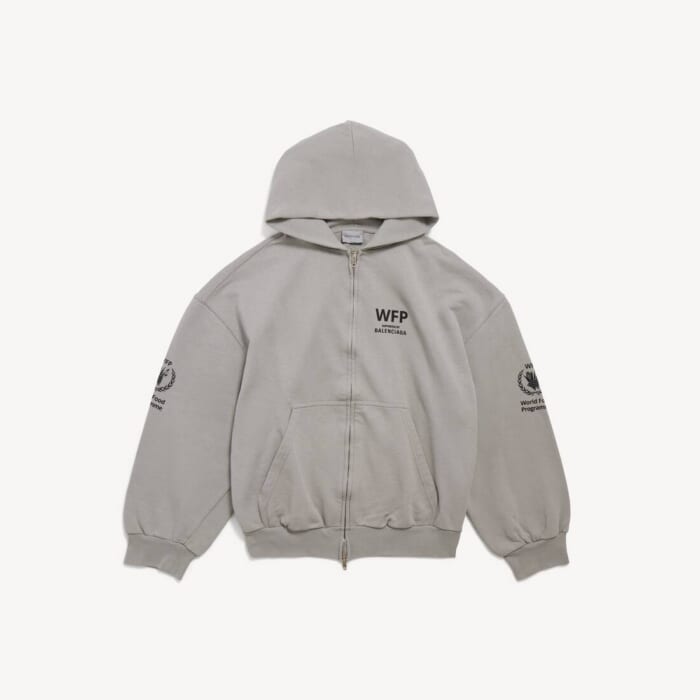 Balenciaga グレー の メンズ Wfp レギュラー ジップアップフーディ