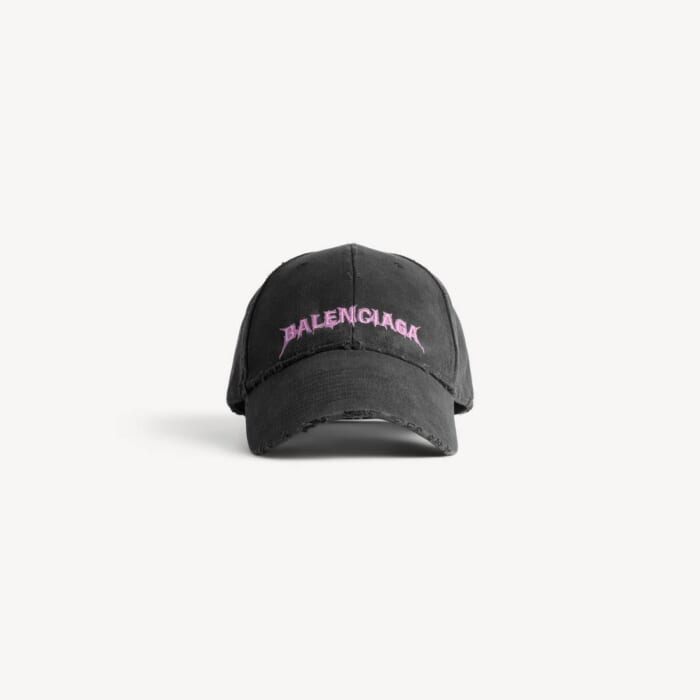 ブラック の メンズ Diy Balenciaga Back キャップ