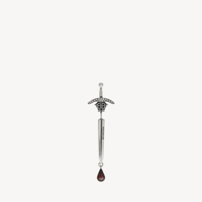Goth Swordピアス で シルバー