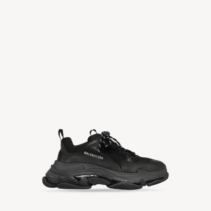 ブラック の メンズ Triple S Clear Sole