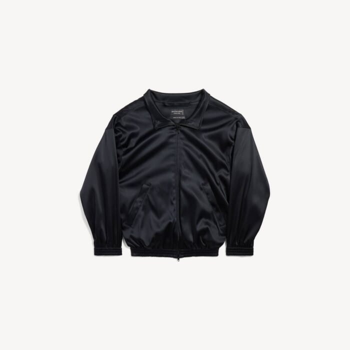 ブラック の ウィメンズ Off-shoulder Tracksuit ジャケット