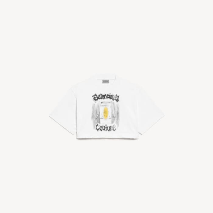 ホワイト の ウィメンズ Salon De Couture クロップドtシャツ