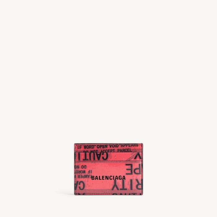 ブラック/レッド の メンズ Tape Type カードホルダー