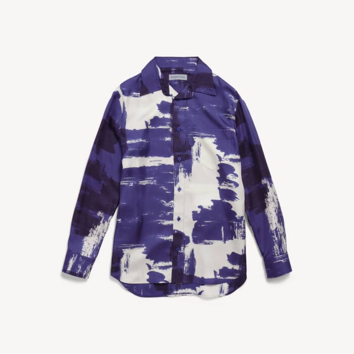 ブルー の ウィメンズ Paintbrush シャツ