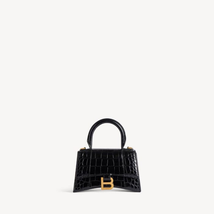 ブラック の ウィメンズ Hourglass ハンドバッグ Xs
