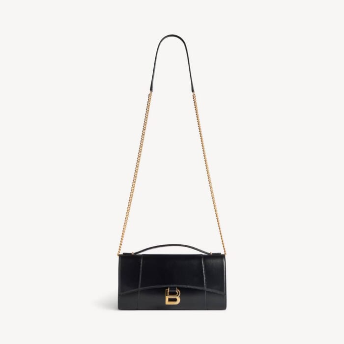 ブラック の ウィメンズ Hourglass ポシェット チェーン付き
