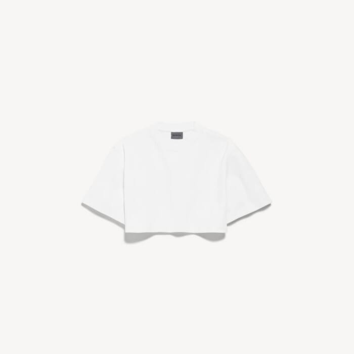 ホワイト の ウィメンズ クロップドtシャツ