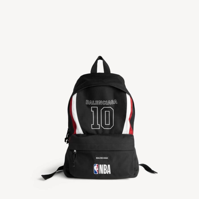ブラック/ホワイト/ヴァーミリオンレッド の メンズ Balenciaga | Nba Collaboration Explorer バックパック