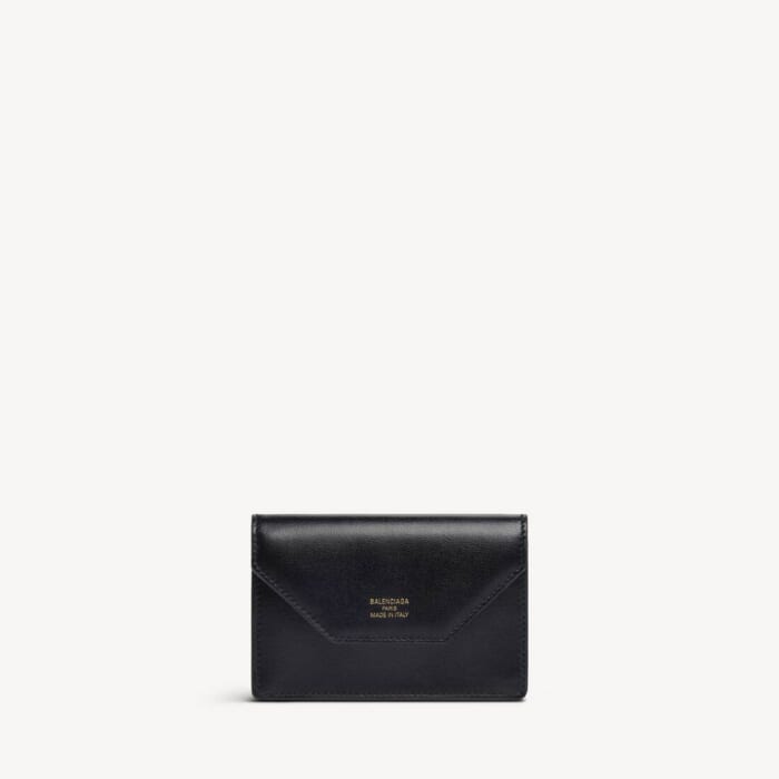 ブラック の ウィメンズ Envelope フラップカードホルダー