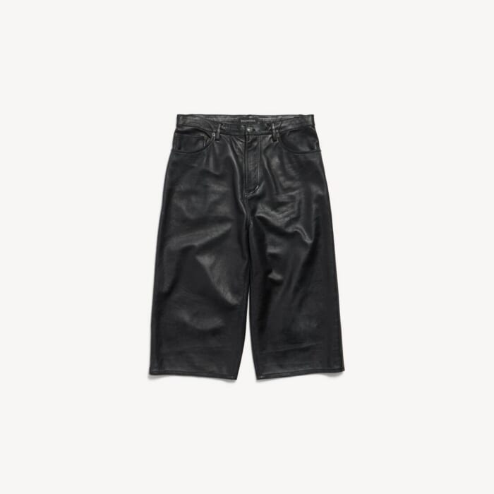 ブラック の メンズ Cropped Baggy パンツ
