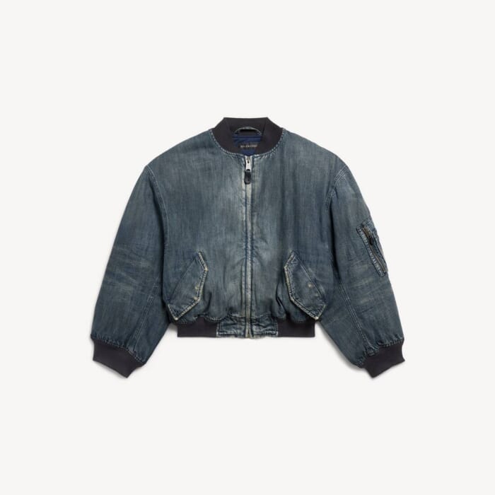 ブルー の ウィメンズ Standard デニム Bomber