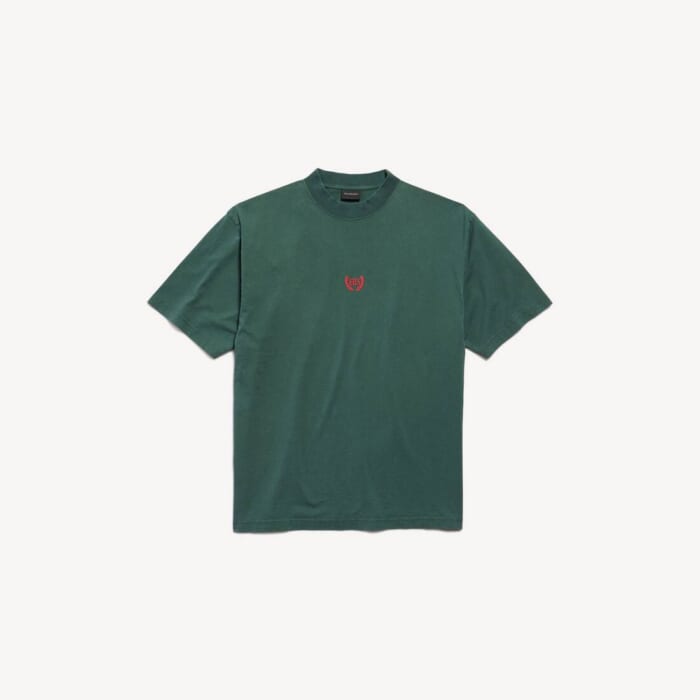ダークグリーン/レッド の メンズ Laurel Classic Tシャツ ミディアムフィット