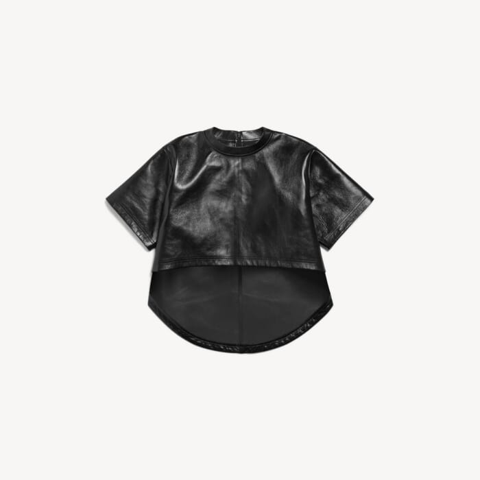 ブラック の ウィメンズ トレイン クロップドtシャツ