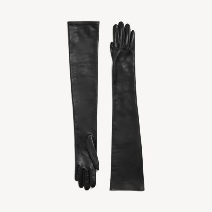 ブラック の ウィメンズ ロング グローブ