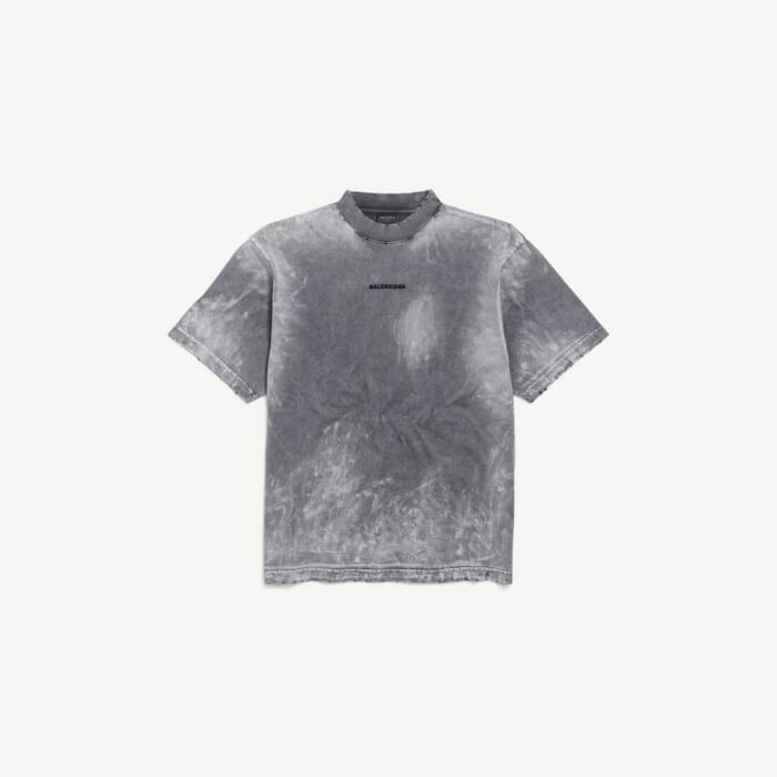 グレー の メンズ Balenciaga Back Tシャツ ミディアムフィット