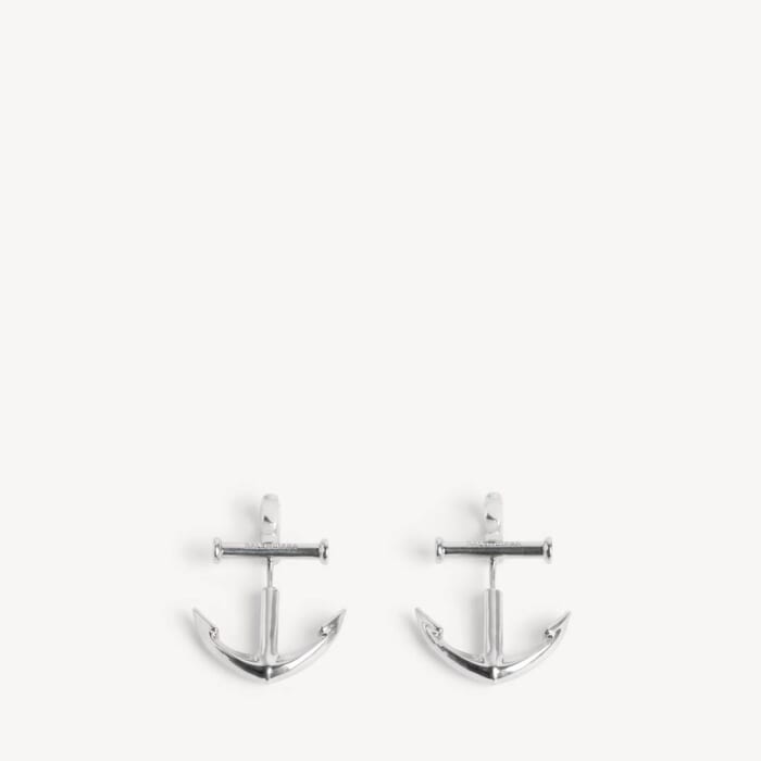 Anchor ピアス で シルバー