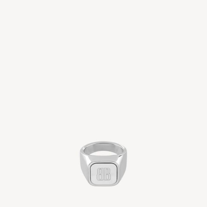 Nano シグネットリング で シャイニーシルバー