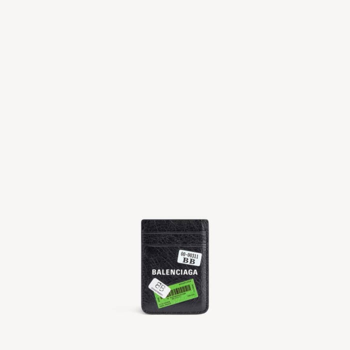 ブラック/マルチカラー の メンズ Cash マグネットカードホルダー