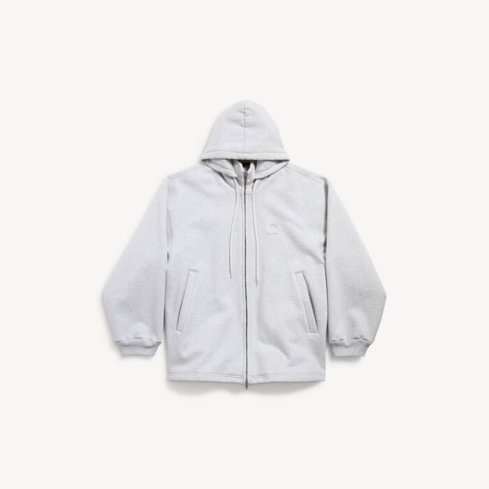 ライト ヘザー グレー の メンズ Lion アウターウェア ジップアップ Hoodie