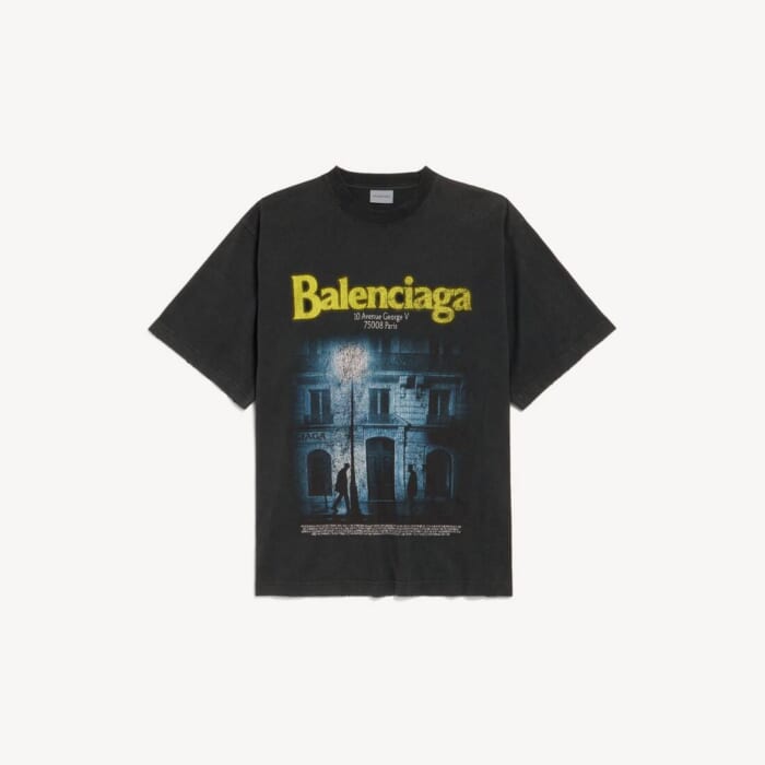 ウォッシュド ブラック の メンズ The Address ミディアムフィット Tシャツ
