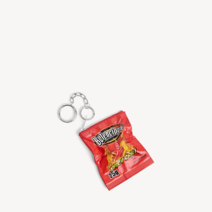 キーリング Chips チャーム で レッド