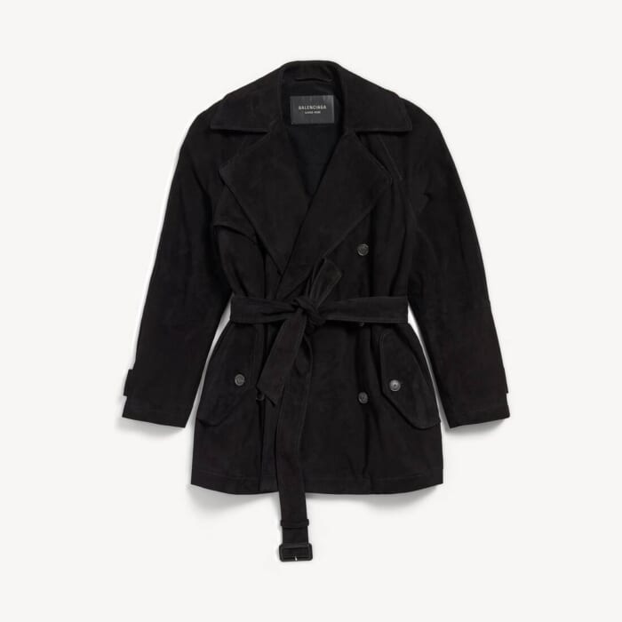 ブラック の ウィメンズ Cocoon ショート トレンチ
