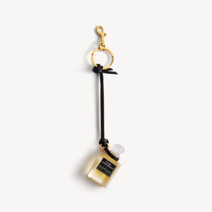Fragrance ミニチュアボトル チャーム  で ブラック