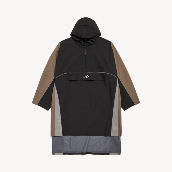 ブラック の メンズ Techwear ポンチョ