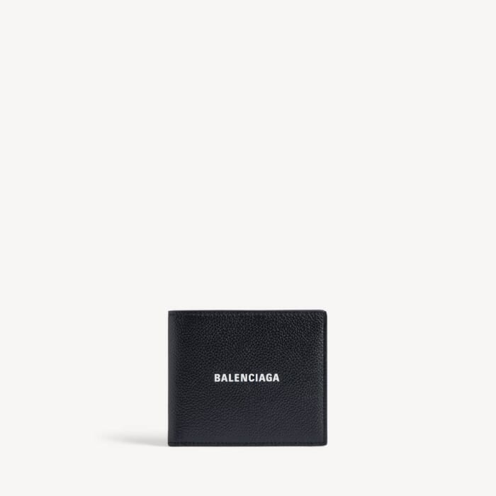 ブラック/ホワイト の メンズ Cash Square Folded ウォレット